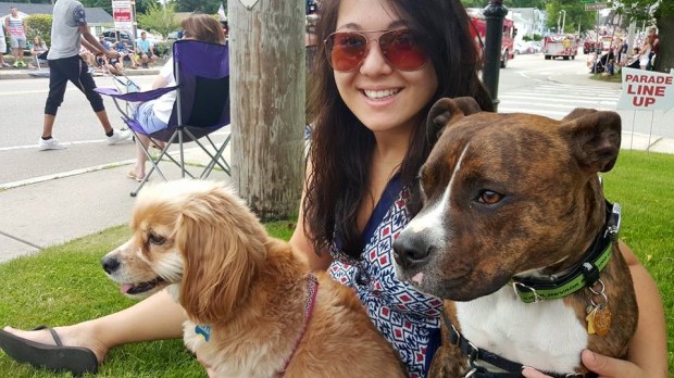 ELSA, WITH  ERIKA AND DANTE